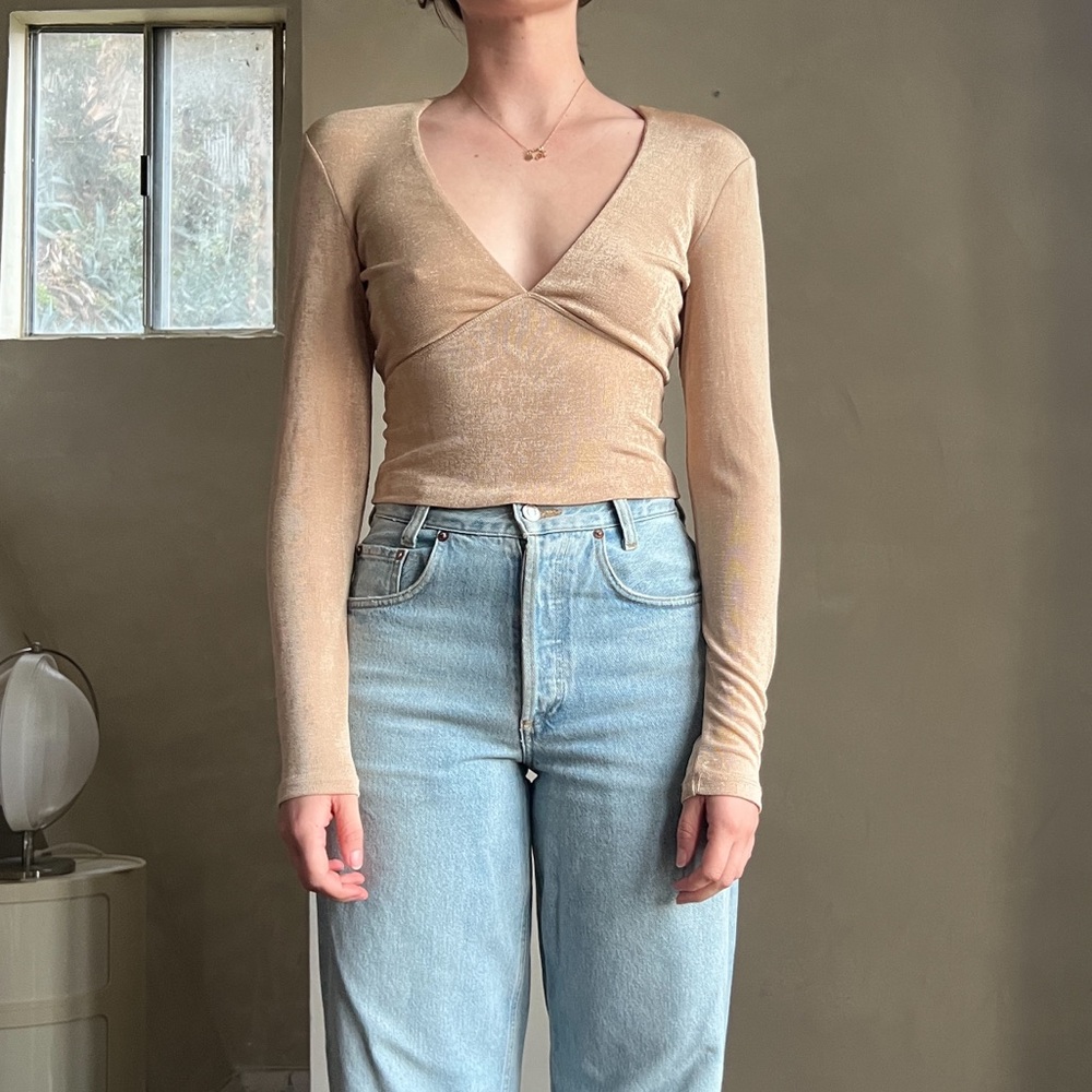 Bardot Shimmery Top